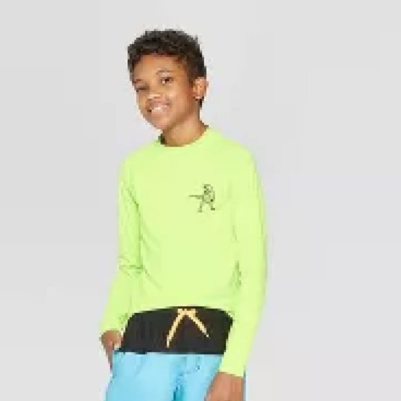 Cat & Jack Other - Boys Long Sleeve Rash Guard Swim Shirt XS (4/5)